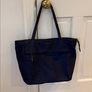 Tumi Navy Tote Bag with Space for Laptop